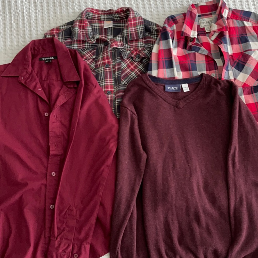 Bundle Misc Boys Button Up/Dress Shirts
